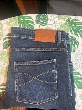 Brunello Cucinelli men’s  Indigo Straight-Leg Jeans